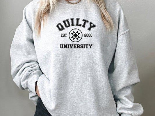 Quilty University Personalized Sweatshirt