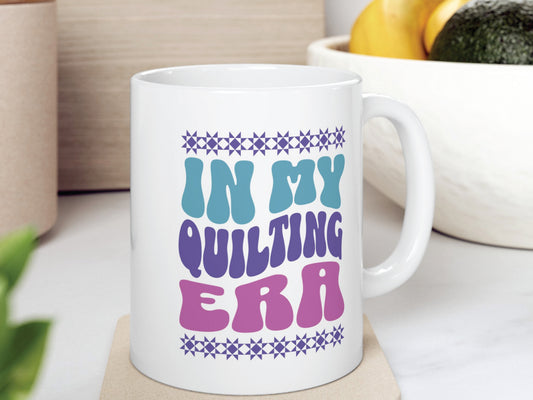 In My Quilting Era Retro Mug