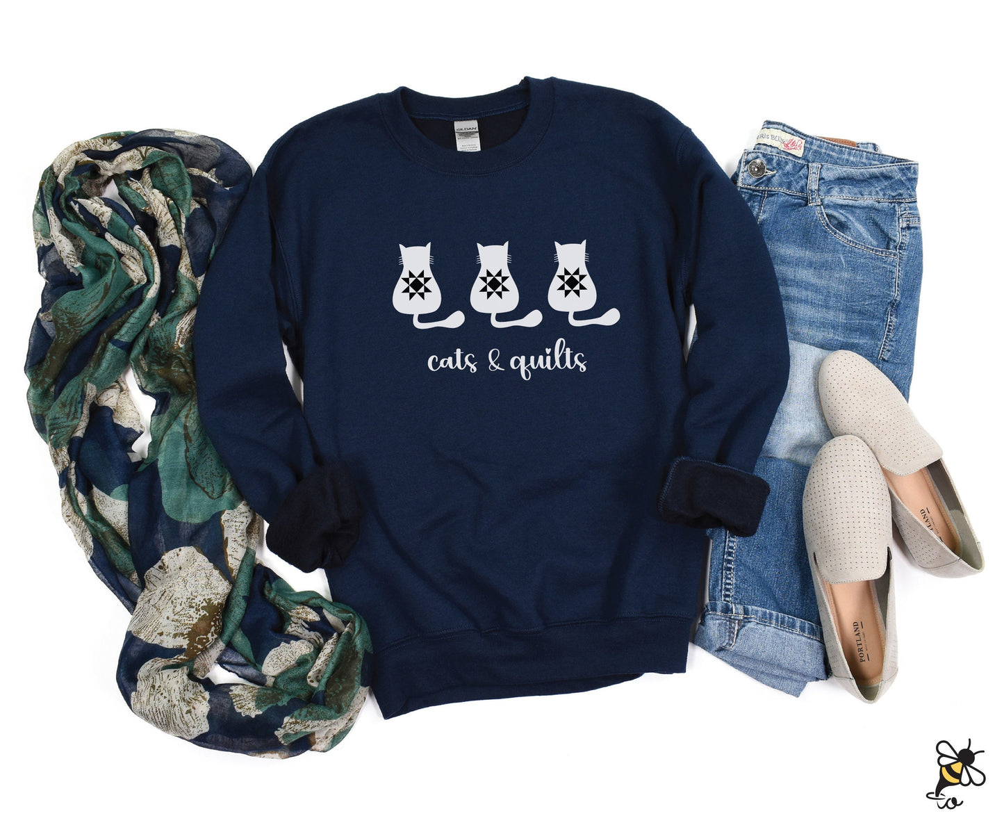 Cats & Quilts Sweatshirt